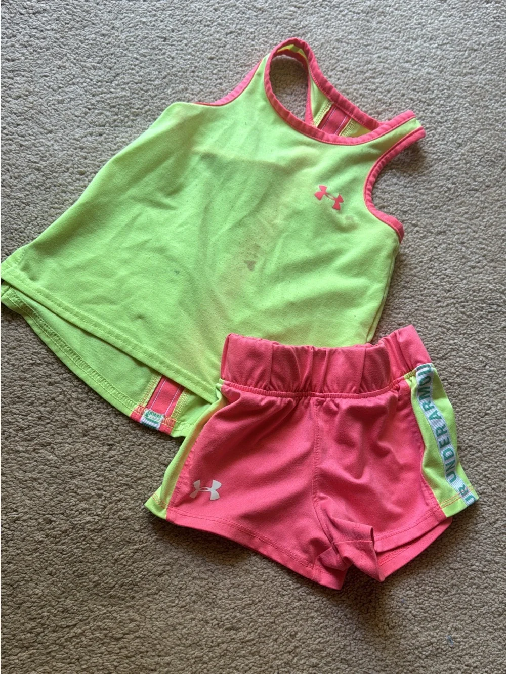 Under Armour 2-Piece Active Tank & Shorts Set Size 2T
